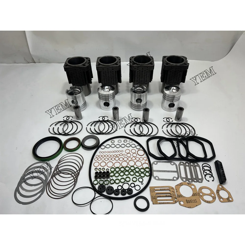 F4L912 Cylinder Liner Kit With Gasket Set for Deutz Rebuild Kit High Performance 5