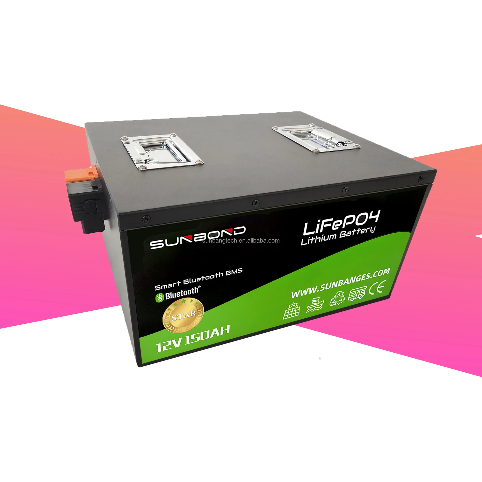 Batterie Lithium SUPER B 12V 150Ah LiFePO4 pour Camping-car