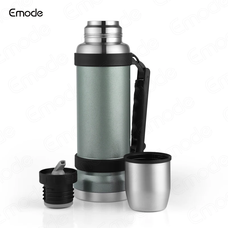 Termo De Acero Inoxidable De 500 Ml – Mantiene Frío Y Calor Para Camping, Oficina O Viaje