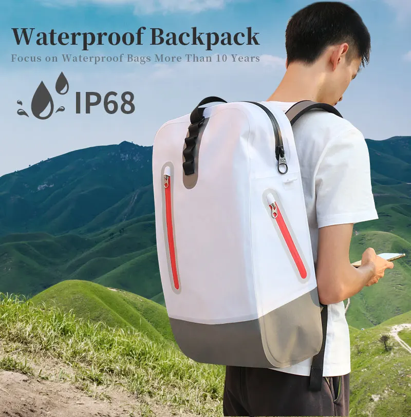 Wholesale back pack wet backpack waterproof dry tarpaulin bag