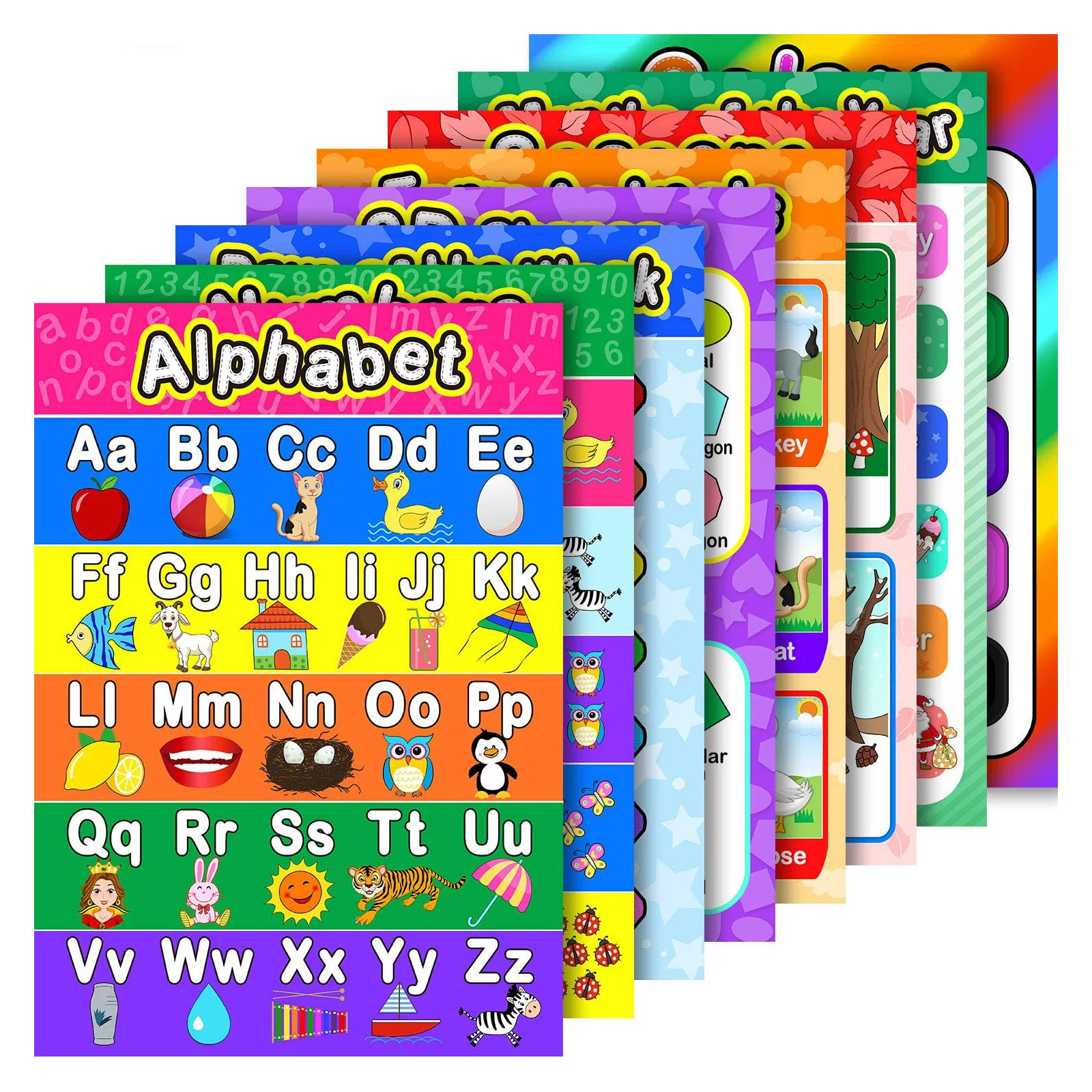 Classroom Decorations Educational Preschool Posters For Toddler And Kid ...