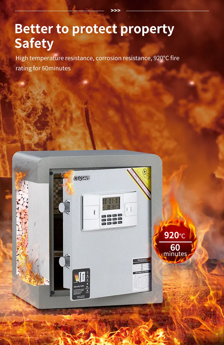 CEQSAFE China High Security Electronic Anti-theft Mini Fireproof Safe Box supplier