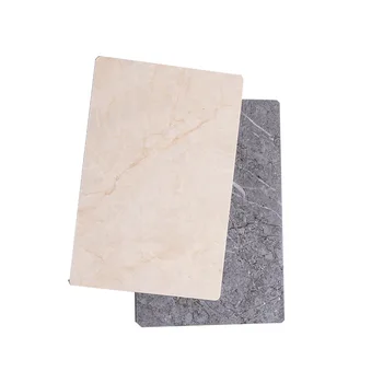 Modern Style Waterproof Geometric SPB (Spc Board) UV Gilt Fireproof Stone Plastic Wall Panel Art for Hotels Background WPC Board