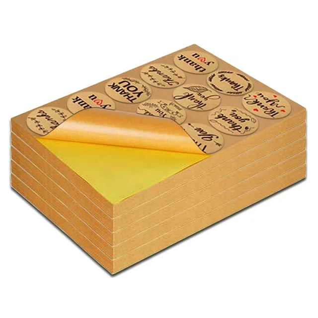 Adesivo Kraft Papers A4 Autoadesivo 100 Fogli - Foto 3