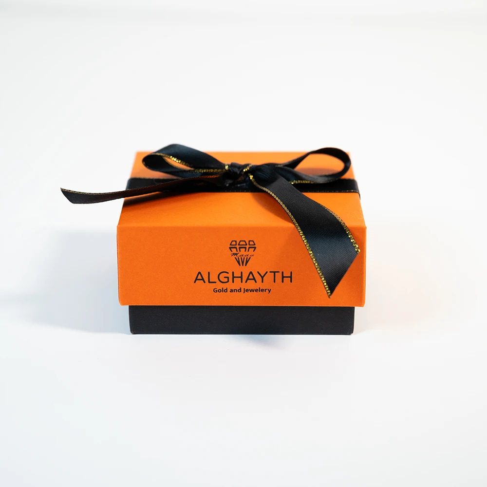 Lujo Al por Mayor Diseño Personalizado Caja de Regalo para Mujer con Forro de Terciopelo, Tapadera y Base para Collar con Cinta