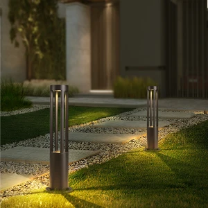 Outdoor Waterproof Integrated LED Solar Garden Light Aluminum Body Solar Path Courtyard for Lawn Patio Yard Walkway Driveway