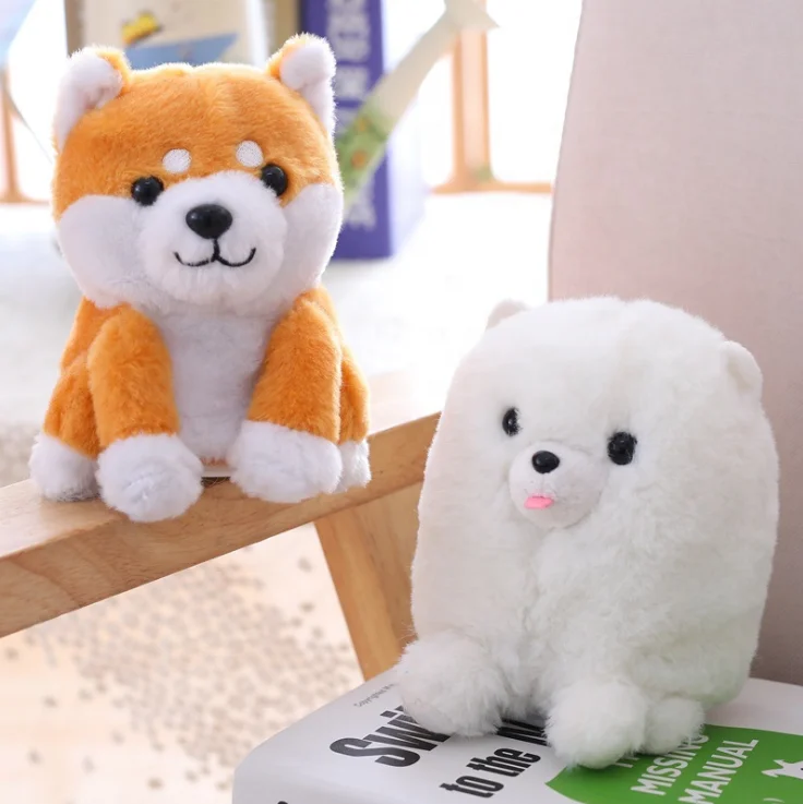 electric bomei shiba dog learning doll