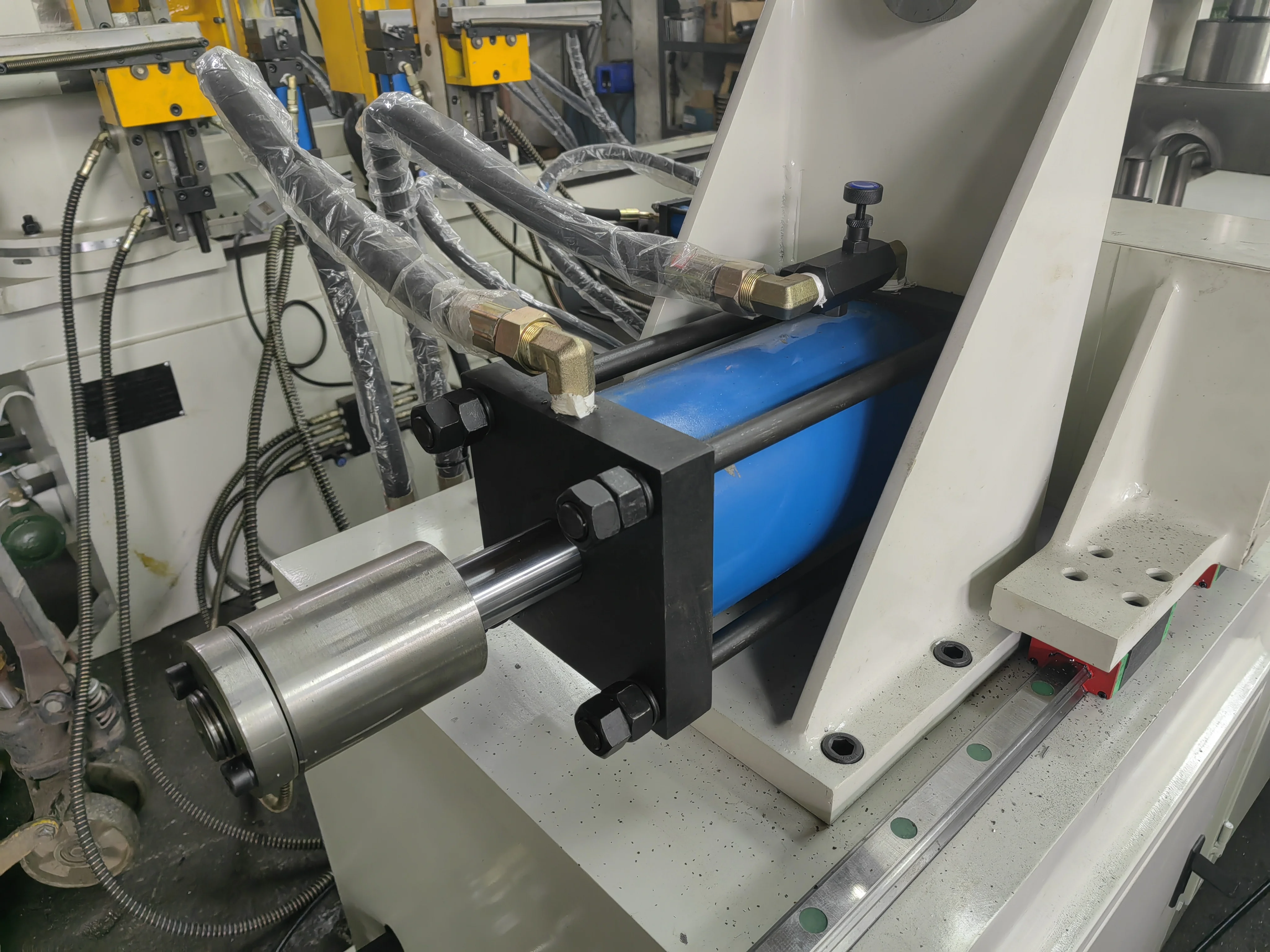 Hydraulic End Forming Machine Pipe Tube End Forming Machine SS MS CRS Pipe TM80NC End Finishing Machine