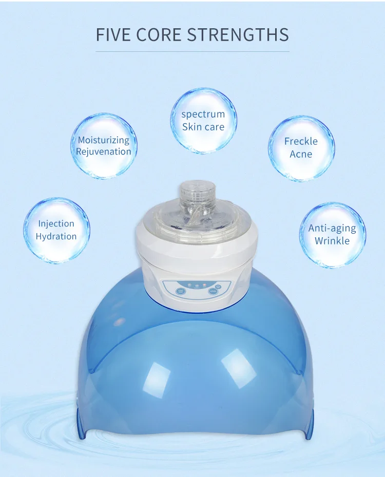 Shendiao H2O Hydrogen Oxygen Machine Led Pdt Light Therapy LED Mask