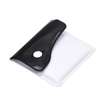 8*8cm Mini portable pocket PVC cigar ashtrays custom smell proof disposable ash tray for indoor and outdoor