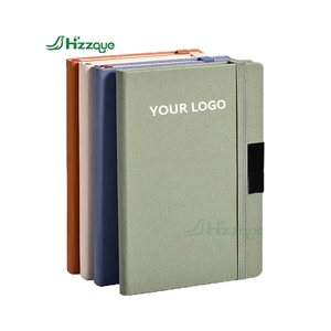 Custom B5A5 A6 PU Leather Magnetic Snap Planner Notebook with 100 Sheets Spiral Inner Pages Unique Laser Engraved Gift Logo