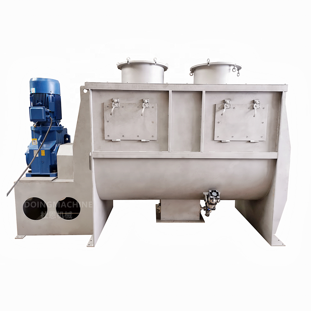 Horizontal Double Blade Ribbon Mixer for Dry Powder