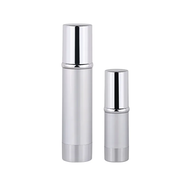 Cosmetic packaging vacuum bottle without straw design lotion bottle essence 120ml 100ml 80ml 60ml 50ml 30ml 15ml