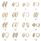 IPMIN 2020 hoop 24k gold brass earrings for women,OEM fashion 18k gold plated earrings factory supplier,jewelry 2020