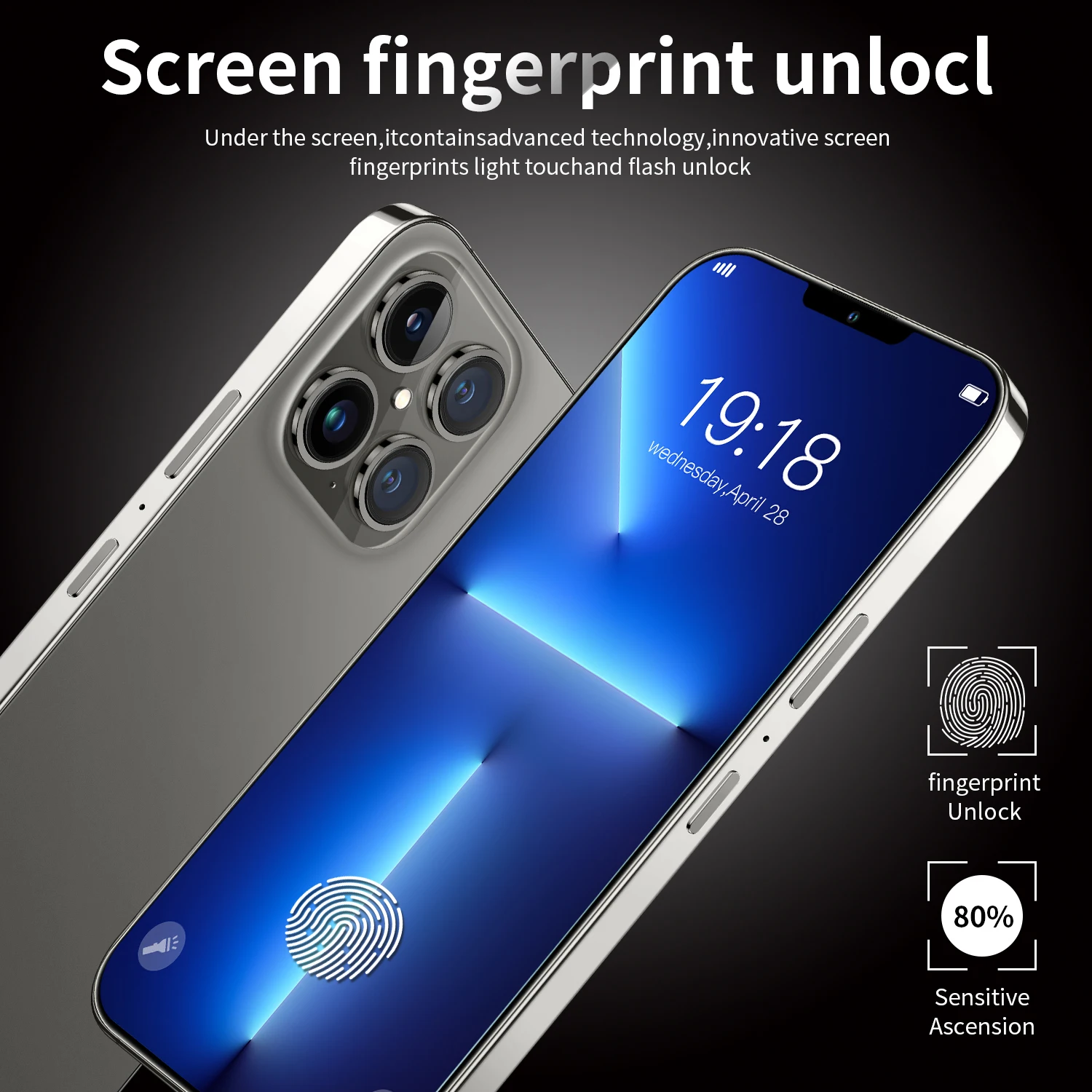 Global Version Phone I14 Pro Max 4g Smartphone 16+1 6800mah Long