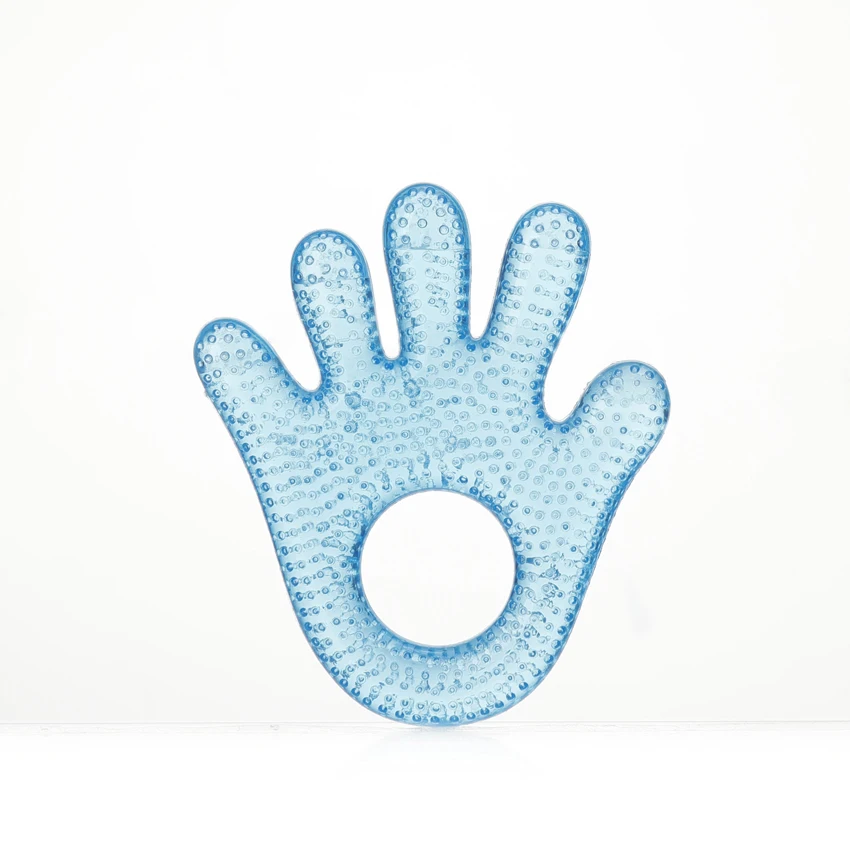 Грызунок пищевой одобренный силиконовый Прорезыватель для зубов BPA Бесплатно Детские водный Прорезыватель для зубов для новорожденных