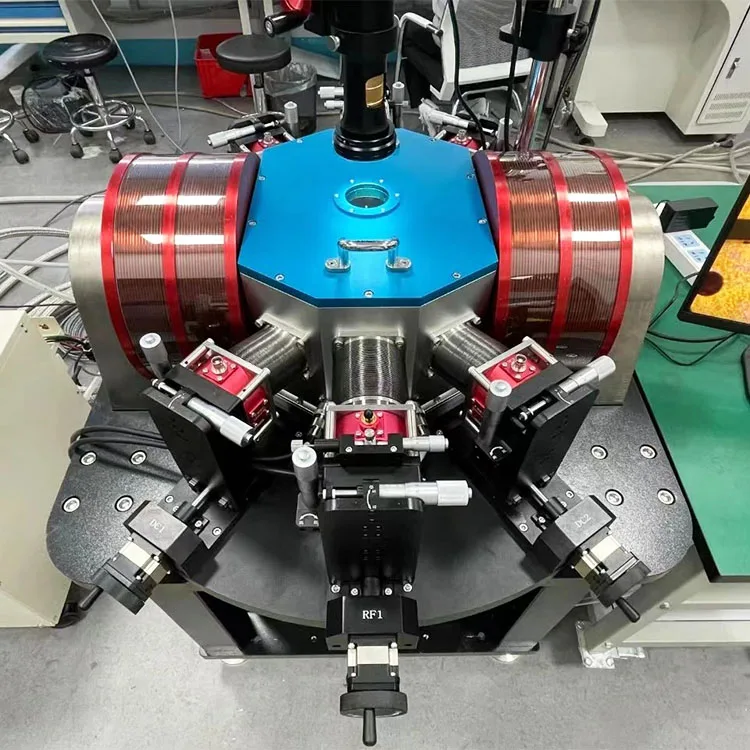 High and Low Temperature Vacuum Magnetic Field Probe Station for Testing Semiconductor Materials Magnetic Materials
