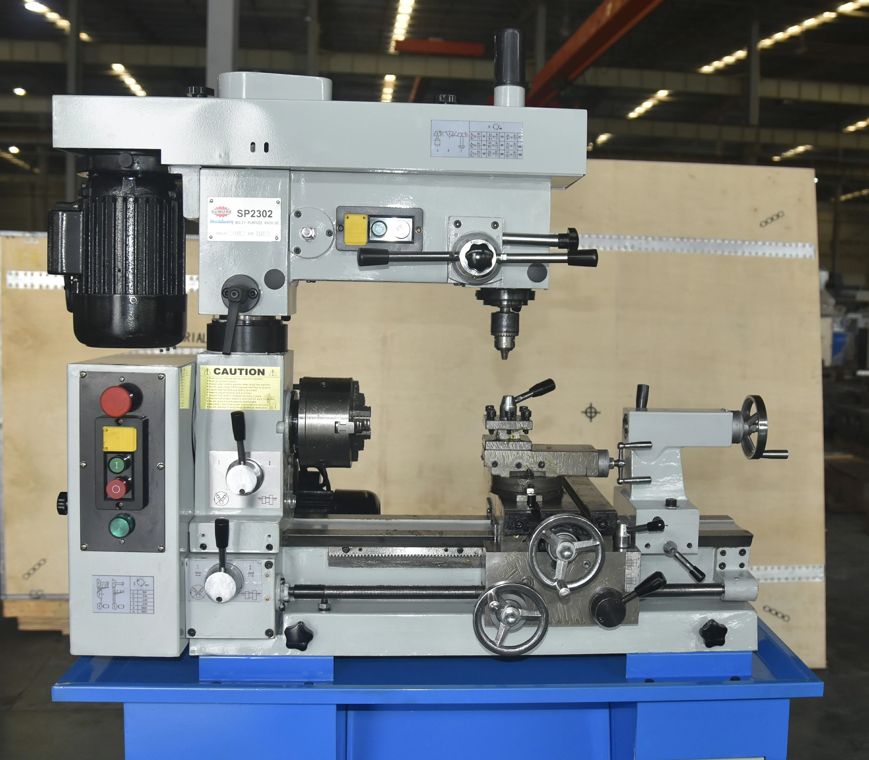 SP2306 Milling Lathe Combo Machine Fraisage Tour Combinaison