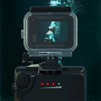 SL-20 Rechargeable LED Video Light for Gopro 5000-6000K Portable LED Camera Light Waterproof RGB Fill Light detail image