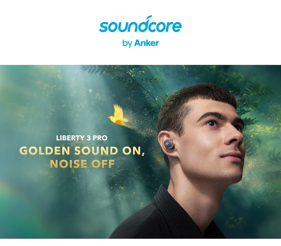 Soundcore by Anker Liberty 3 Pro True Wireless Earbuds 6 Mics ANC  Headphones AAC