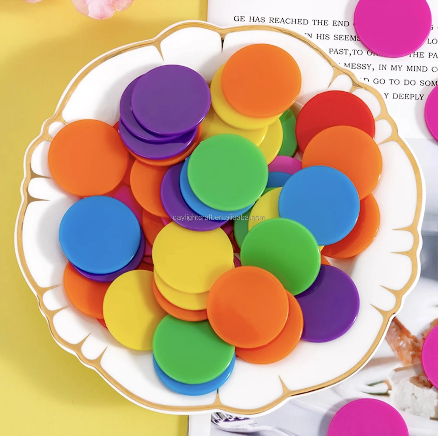Plastic Learning Counters - Math Practice & Game Tokens