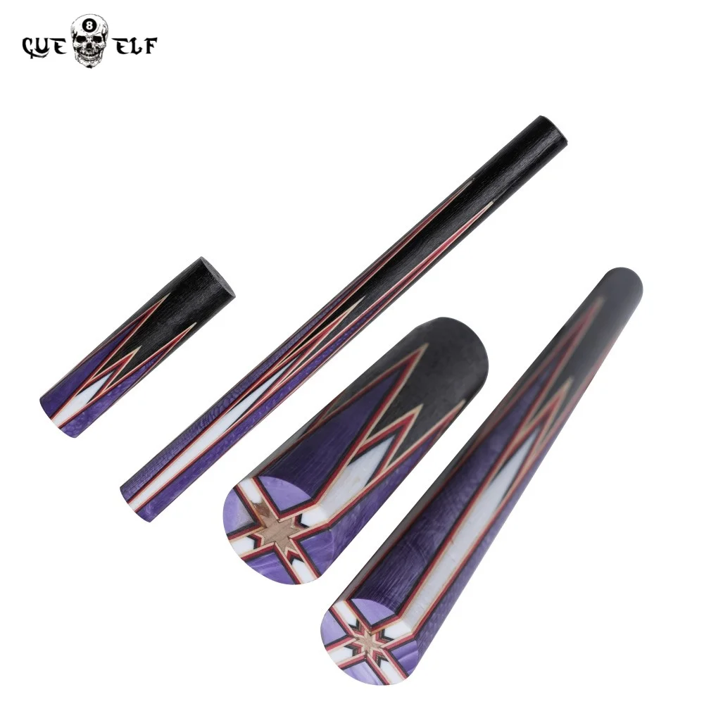 CUEELF Handmade Inlay 3C Technology Billiard Pool Cues Carom Cues New Design Half  Finished for Butt