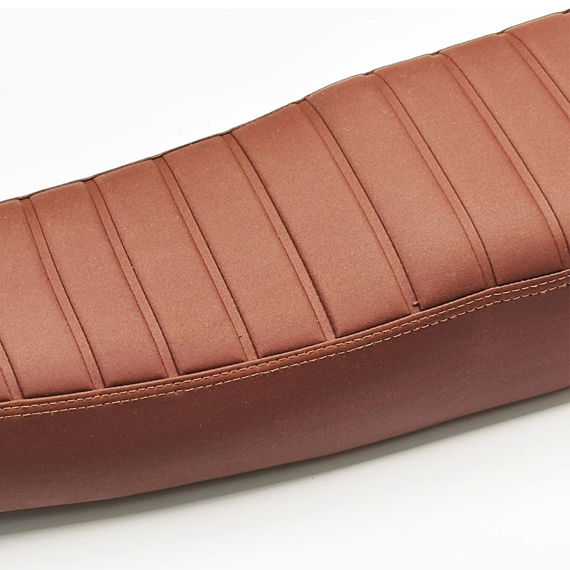 Curated visual reference: Electric Motorbike Seats With Integrated Fairings Reference: Custom Brown Grizzly Electric Motorcycle Seat