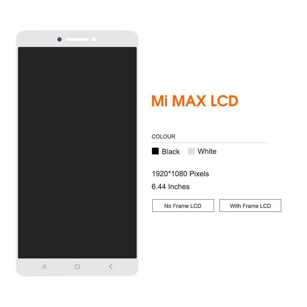 Wholesale Mobile Phone LCD Touch Screen For Xiaomi MAX LCD display Complete parts phone of screen