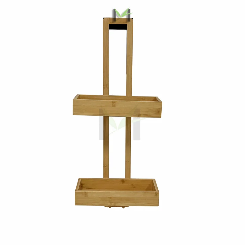 Bamboo Shower Caddy,Over The Door,Stylish And Eco Friendly Shower