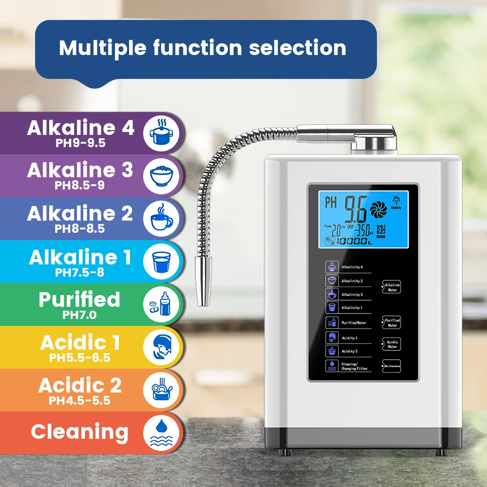 Japanese Technology Plate Water Ionizer Kangen Water