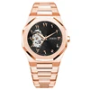 Rose Gold+Steel strap-7