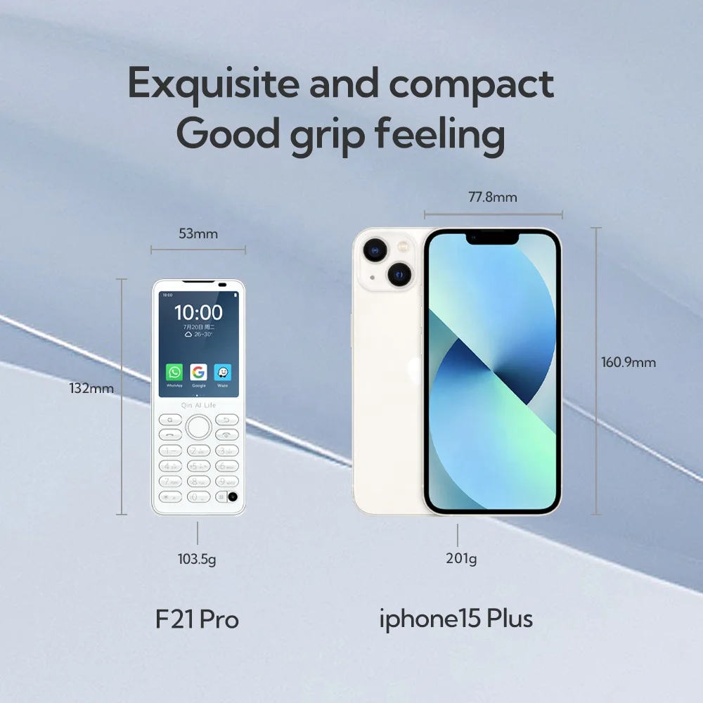 Global Cracked Version Qin F21PRO + PlusAndroid 11 Touch Screen 4G Smart Mobile Phone Supports Google Store Qin F21 PRO