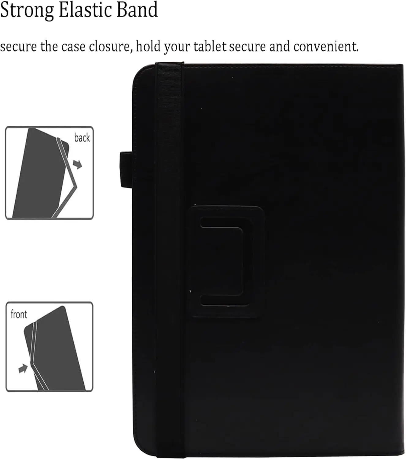 product for tpu business case with anti fingerprint magnetic  foldable folio stand hand strap  card slots for ipad 96 105 inch-3