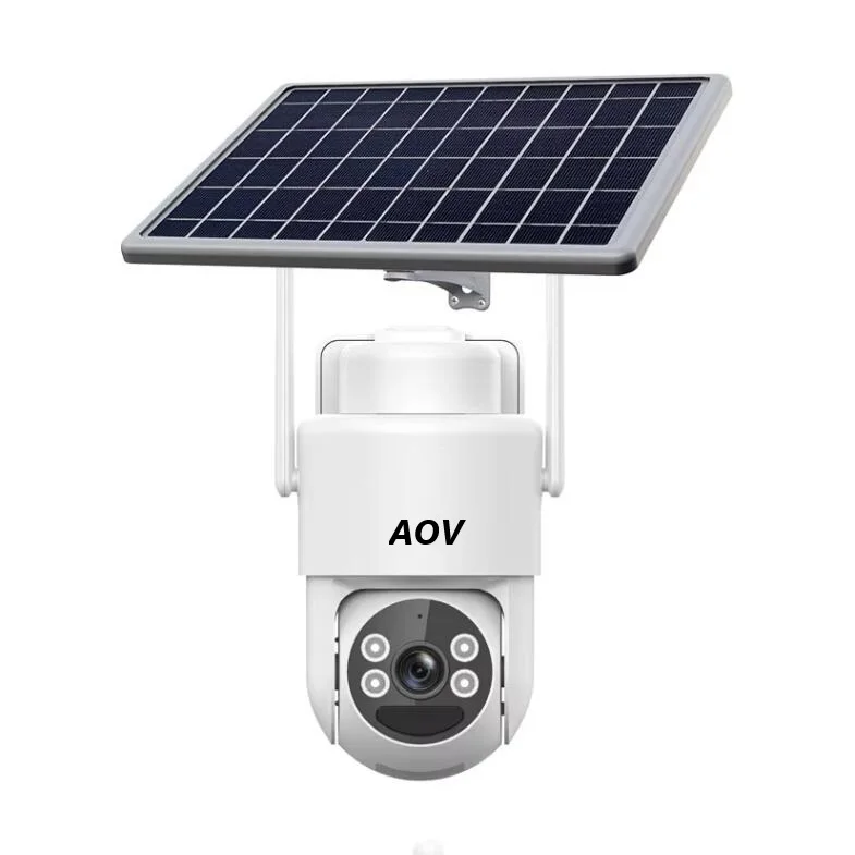 2K 4MP HD Wireless Solar Power Surveillance Security New AOV Solar - Main Image