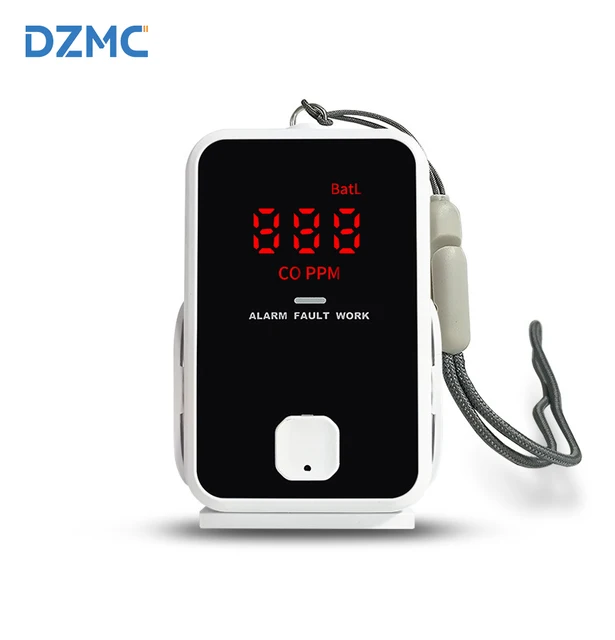 Portable CO Carbon Monoxide Detector Alarm - Handheld Gas Leak Monitor for Home & Industrial Safety