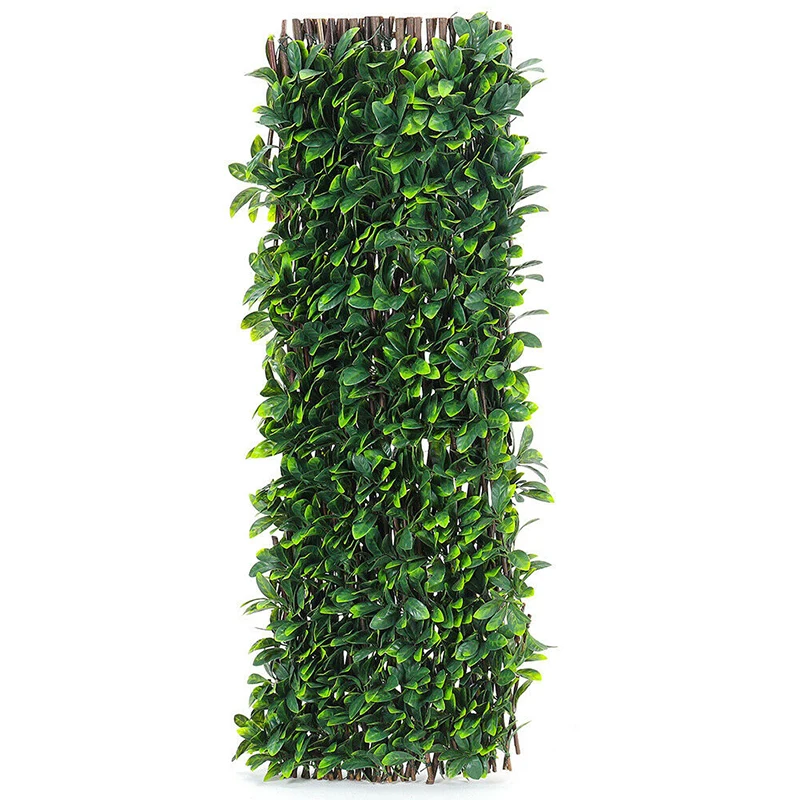 Artificial Ivy Screening Willow Trellis Fence Hedge Leaf Expanding Garden Cover Wooden Buy
