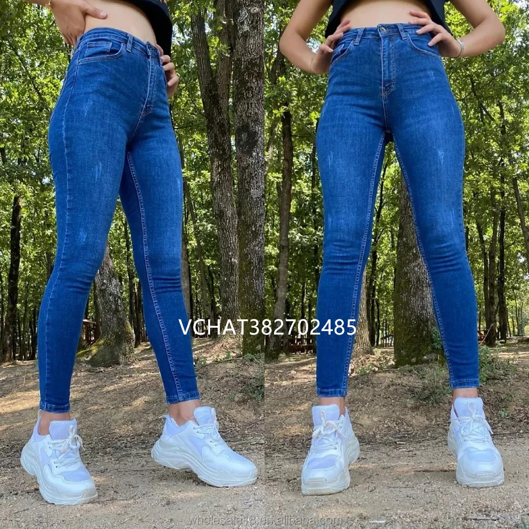 Women S Denim Jeans New Arrivals Custom European Fashion Female Denim Pants 3 Color Women High