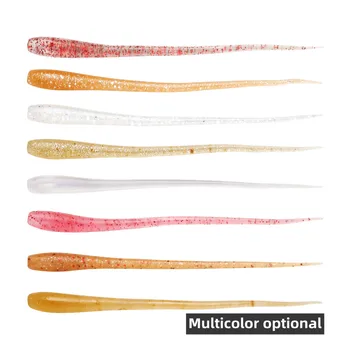 Weihai Factory Straight Tail Soft Fishing Lure TPR Material 6.5cm0.34g Single Tail Pin Tail Artifical Plastic Soft Bait – Soft Lure – view 3