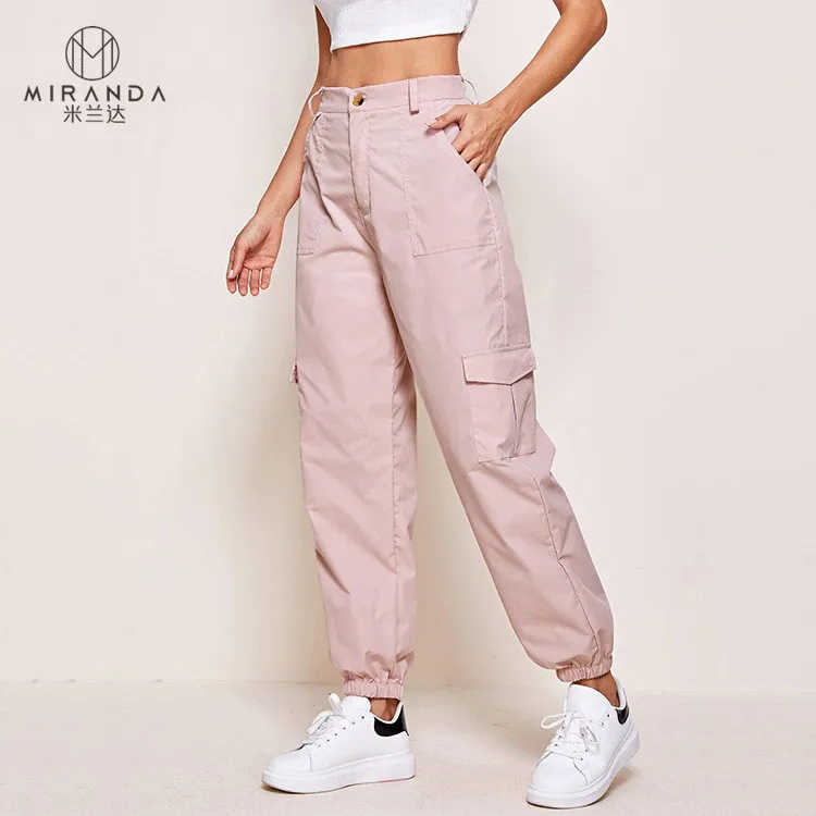 Las Mujeres Al Por Mayor De Inclinación Bolsillo Botón Volar Pantalones De  Carga - Buy Pantalones De Alta Calidad,Pantalones De Mujer,Pantalones Cargo  Product on Alibaba.com