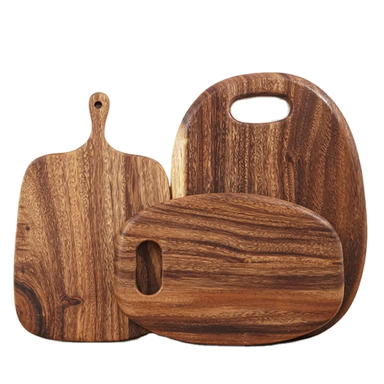 Best Quality Teak Wood Cutting Board Kitchen Acacia Wooden Serving