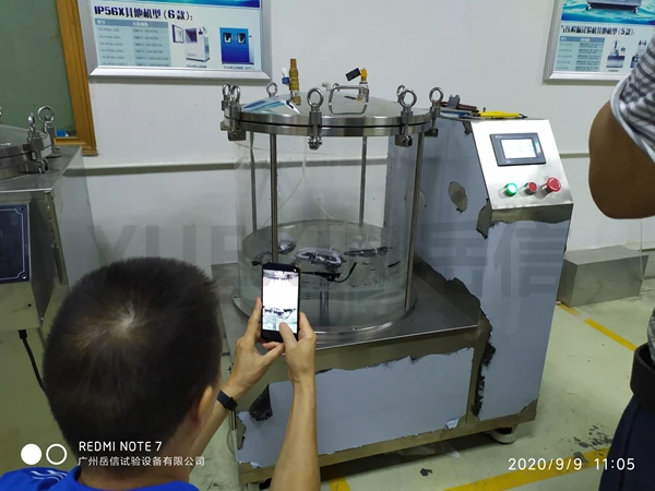 IPX8 Water Immersion Tank with 304 Stainless Steel Construction for Visual Leak Detection Compliant with IEC60529 Standard