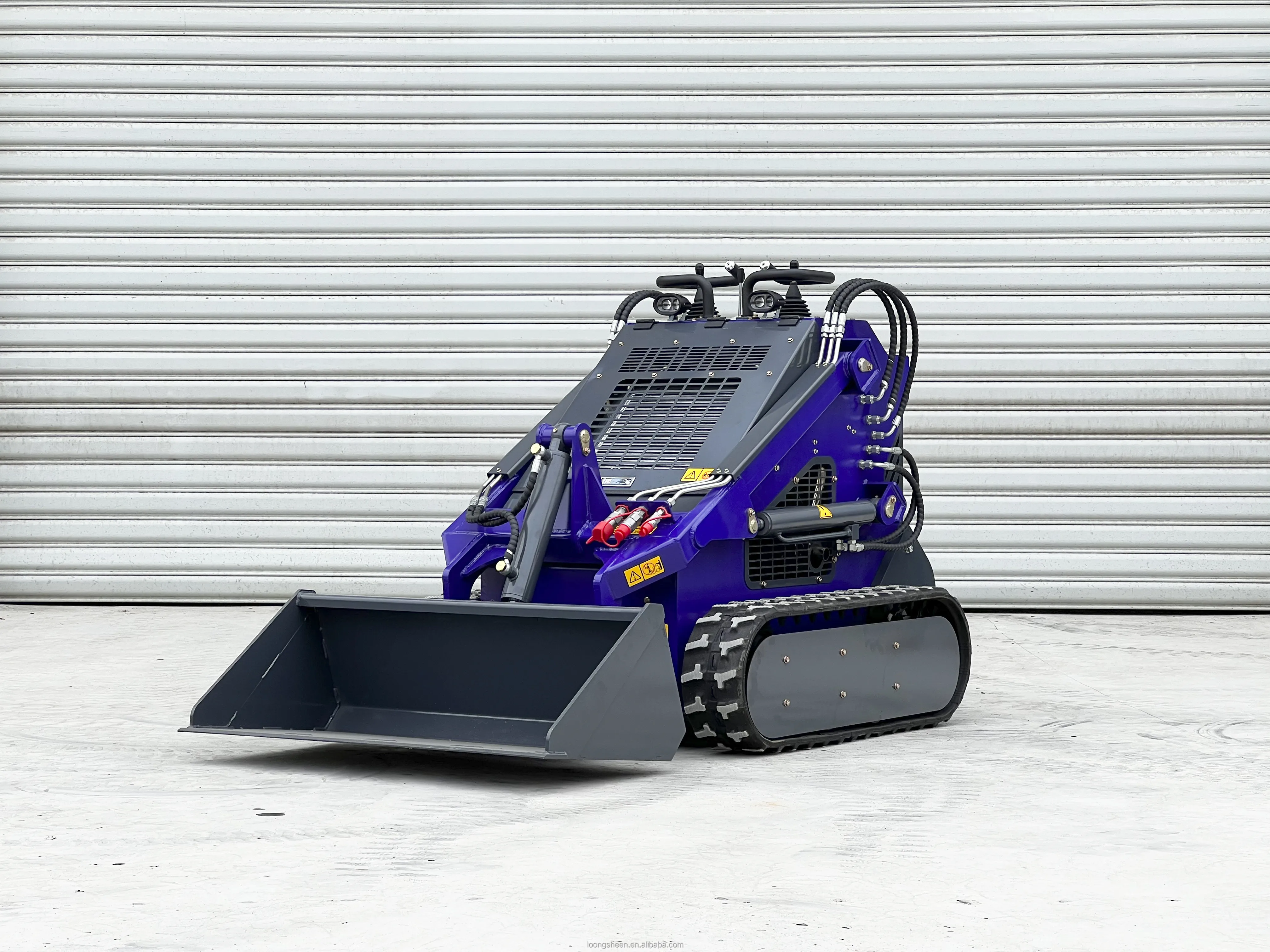 Chinese Mini Skid Steer Loader 380kg Hot Sale Skid Steer Loader with Trencher for Farm Use