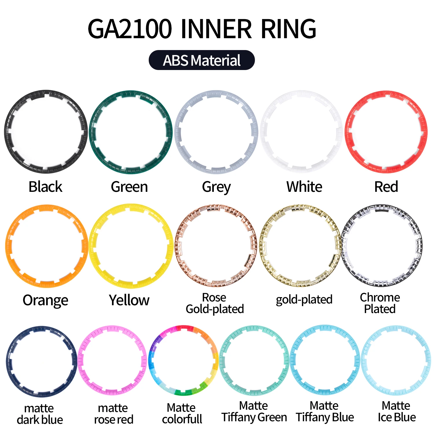 High Quality DIY Modification Watch Inner Ring Watch Accessories for Casio Ga2100