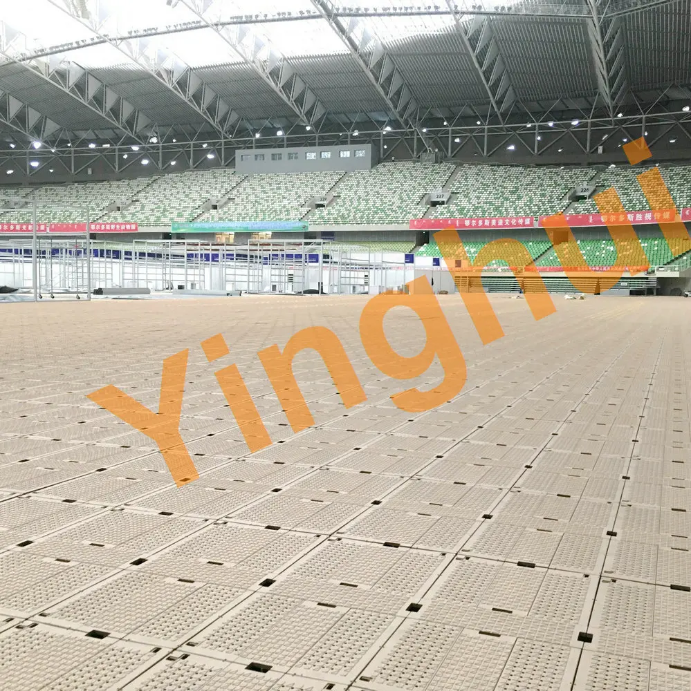 T-04 5cm Thickness heavy duty temporary floor protection suppliers interlocking floor tiles modern for event
