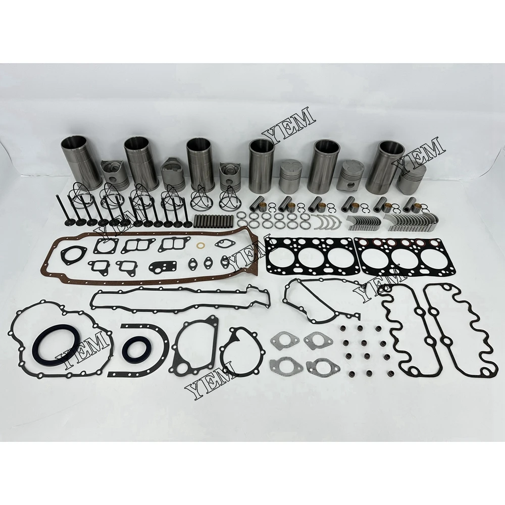 Factory Price Genuine Rebuild Kit With Valves Engine Bearings Cylinder Liner Piston Rings Full Gasket Kit For Toyota 2D