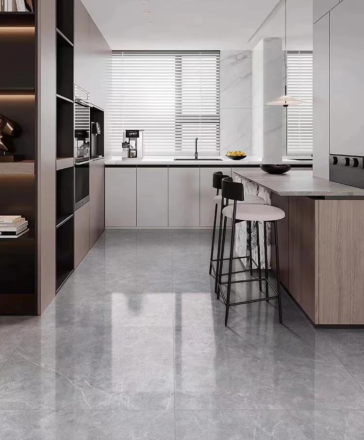 Modern Gray 24x24 Ceramic Floor Tile - Porcelain Wall Tiles for Hotel ...