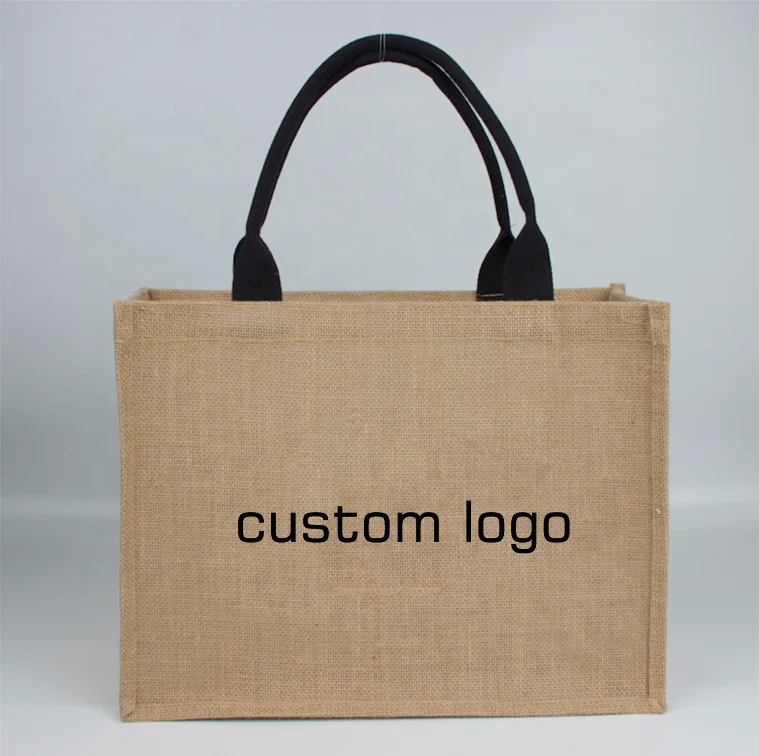 Wholesale Factory Directly Quality Nature Jute Shopping Tote Jute Bag