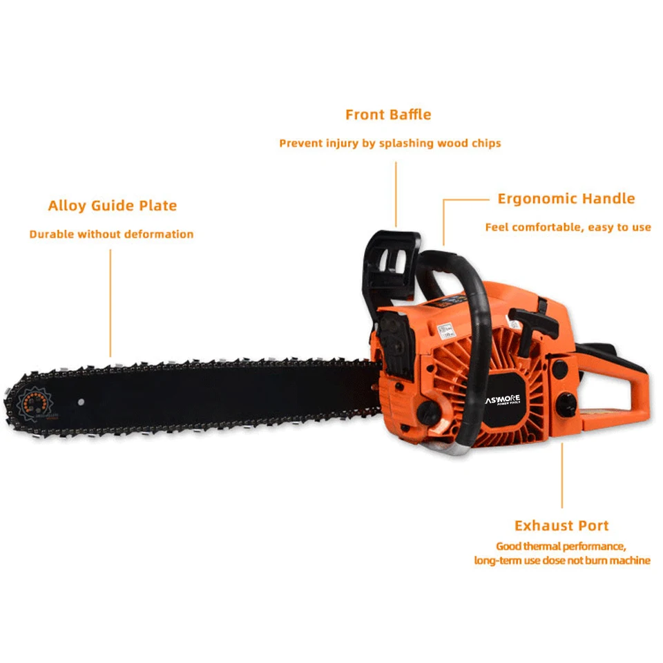 Mini Petrol diesel Gasoline Handheld Power Chain Saws Electric Chainsaw for Wood Cutting
