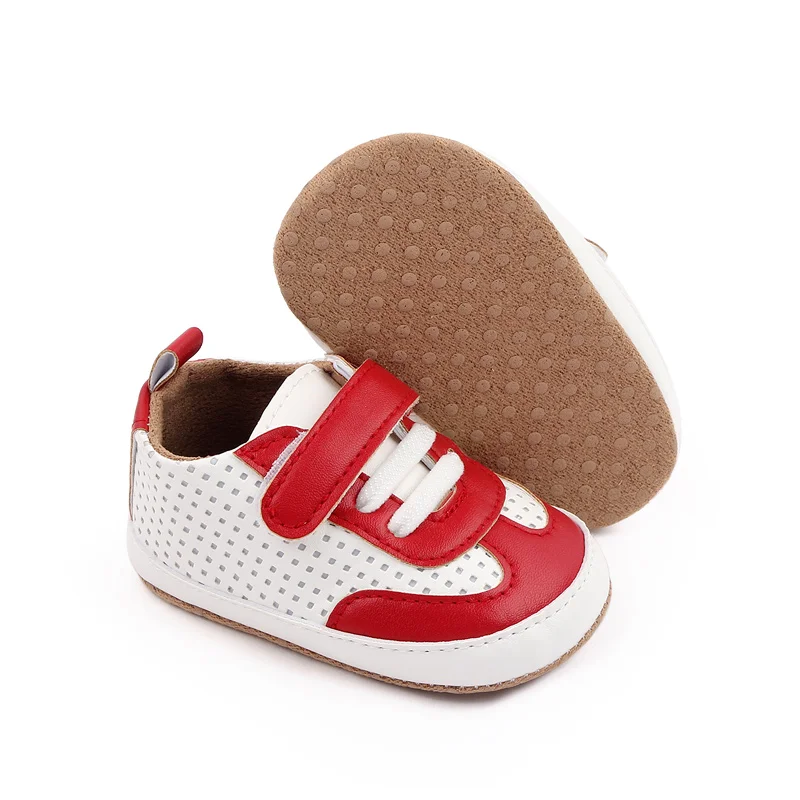 Spring and Autumn New Baby Color Mesh Breathable Soft Sole Non-slip Baby Walking Shoes factory