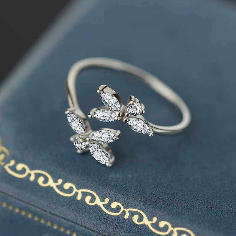 BD0540 S925 Sterling Silver Ring with Superflash Zircon